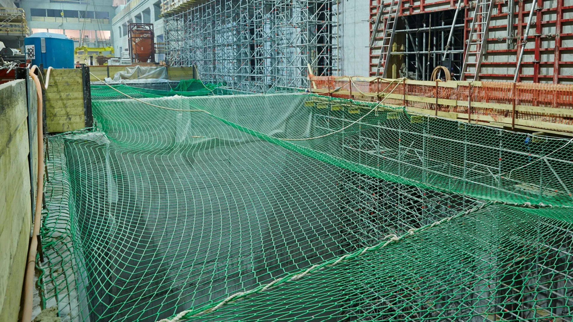 Construction safety nets
